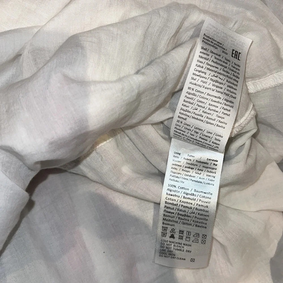 Vero Moda Boho cottage core  Tavi cotton Ruffles dress Sz S - Picture 11 of 14